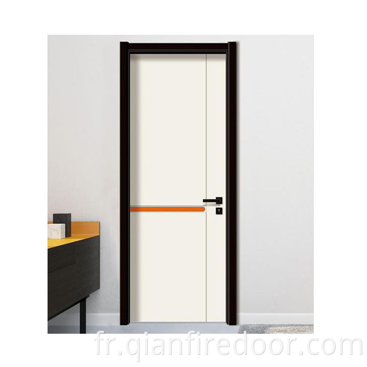 Ensemble de porte-fenêtre avant meubles poignée de porte d'intérieur de style européen moderne solide